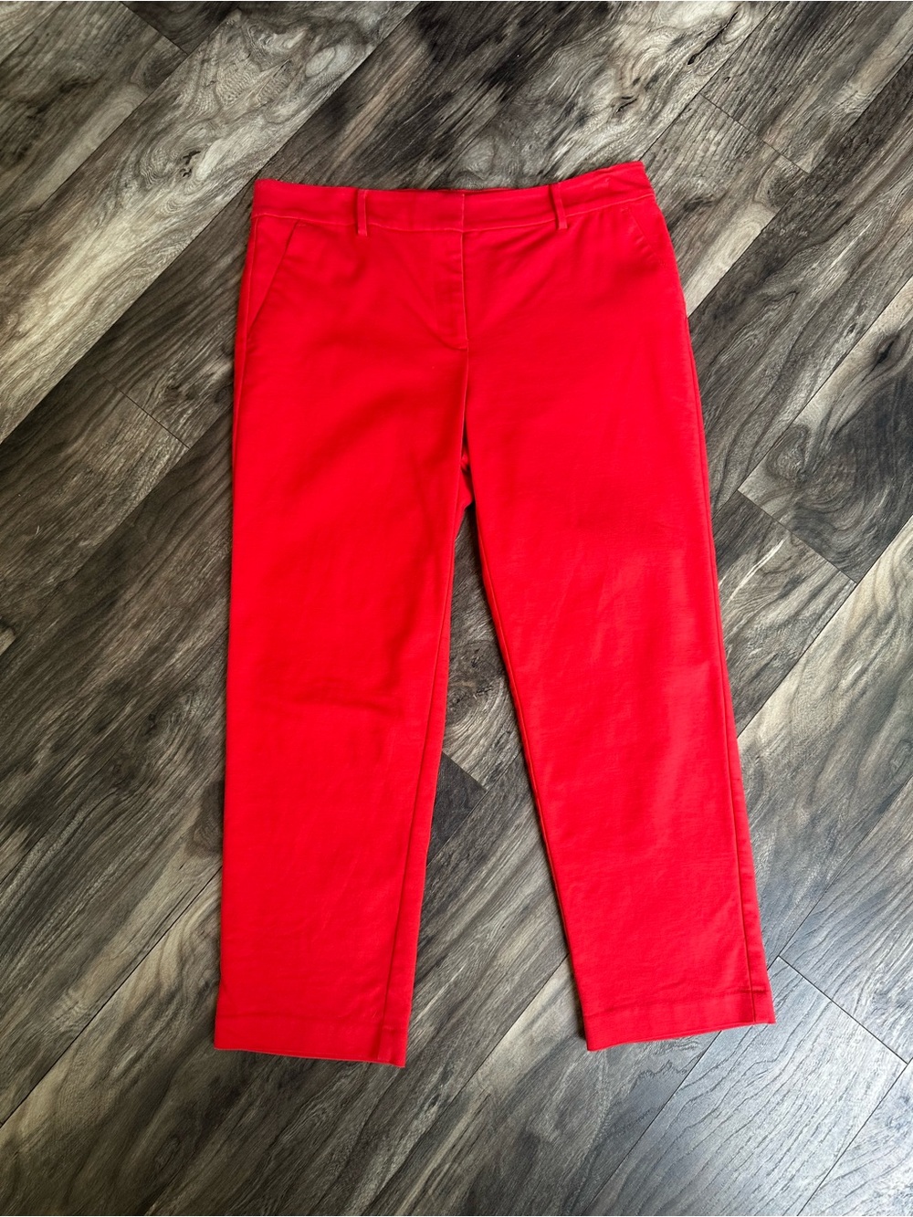 LOFT Riviera Coral Ankle Pants
